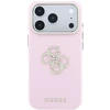 Dėklas Guess Smooth & Big Strass Logo Case for iPhone 18 Pro / 17 Pro - Rožinė