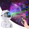 Dėklas Eko Light HQ LED 3D sėdintis astronautas 360 laipsnių besisukanti galva Žvaigždėtas dangus ir ūko projektorius su nuotolinio valdymo pultu Baltas