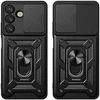 „Hurtel Hybrid Armor Camshield“ dėklas, skirtas „Sasung Galaxy S26“ - Juodas