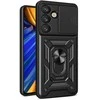 „Hurtel Hybrid Armor Camshield“ dėklas, skirtas „Sasung Galaxy S26 Plus“ - Juodas
