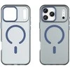 Hurtel Dėklas Magnetic Abrasive skirtas Apple iPhone 17 Pro suderinamas su MagSafe – mėlynos spalvos