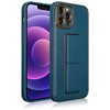 Dėklas Hurtel New Kickstand Case case for iPhone 13 with stand mėlynas