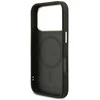 Karl Lagerfeld Big Strap Choupette Metal Logo MagSafe dėklas Apple iPhone 17 Pro Max juodos spalvos