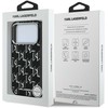 Karl Lagerfeld IML KL Monogram MagSafe dėklas skirtas Apple iPhone 17 Pro Max juodos spalvos