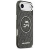 Dėklas Karl Lagerfeld case for IPHONE 17 Air compatible with MagSafe KLHMP17MHMKBKCHOK (IML Glitter K&C Heads Logo) juodas