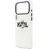 Dėklas Karl Lagerfeld case for IPHONE 17 Pro compatible with MagSafe KLHMP17LHGCHGKBT (IML Choupette Sketch Logo) transparent