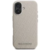 Dėklas Karl Lagerfeld FW Stamped Karl MagSafe iPhone 16 Case - rusvai gelsvas