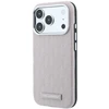Dėklas Karl Lagerfeld Grained Mono Resin Logo MagSafe Case for iPhone 17 Pro Max / 18 Pro Max - Rožinė