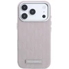 Dėklas Karl Lagerfeld Grained Mono Resin Logo MagSafe Case for iPhone 17 Pro / 18 Pro - Rožinė