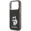 „Karl Lagerfeld IML Aquarelle Choupette & Logo MagSafe“ dėklas, skirtas „iPhone 17 Pro“ – Juodas