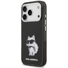 „Karl Lagerfeld IML Aquarelle Choupette & Logo MagSafe“ dėklas, skirtas „iPhone 17 Pro“ – Juodas