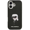 Karl Lagerfeld IML Aquarelle Karl & Logo MagSafe Dėklas skirtas Apple iPhone 17 juodos spalvos