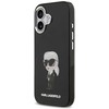 Karl Lagerfeld IML Aquarelle Karl & Logo MagSafe Dėklas skirtas Apple iPhone 17 juodos spalvos