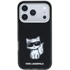 Dėklas Karl Lagerfeld IML Choupette Body Sketch Print MagSafe Case for iPhone 17 Pro Max / 18 Pro Max - Juodas