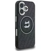„Karl Lagerfeld IML Choupette“ galvos logotipo „MagSafe“ dėklas, skirtas „iPhone 16“ – juodas