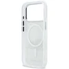 Dėklas Karl Lagerfeld IML Karl &amp; Choupette Peekaboo Logo MagSafe Case for iPhone 17 Pro Max - Baltas