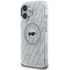 „Karl Lagerfeld IML Karl Head Logo MagSafe“ dėklas, skirtas „iPhone 16“ – pilkas