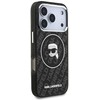 Dėklas Karl Lagerfeld IML Karl Head Logo MagSafe skirtas iPhone 17 Pro juodas