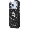 Dėklas Karl Lagerfeld IML Karl Head Logo MagSafe skirtas iPhone 17 Pro juodas