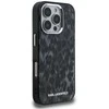 Karl Lagerfeld IML Leopard Modelio MagSafe dėklas iPhone 16 Pro - Juodas