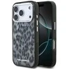 Karl Lagerfeld IML Leopard Pattern MagSafe dėklas skirtas Apple iPhone 17 Pro juodos spalvos