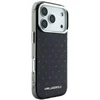 Dėklas Karl Lagerfeld IML Rhinestones Allover and Electroplated Logo skirtas iPhone 18 Pro / 17 Pro juodas