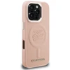 Dėklas Karl Lagerfeld Initial & Metal Logo MagSafe Case for iPhone 16 Pro Max - Rožinė
