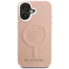 Dėklas Karl Lagerfeld Initial & Metal Logo MagSafe iPhone 16 Case - Rožinė