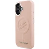 Dėklas Karl Lagerfeld Initial & Metal Logo MagSafe iPhone 16 Case - Rožinė