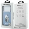 „Karl Lagerfeld Karl & Choupette Back MagSafe“ dėklas, skirtas „iPhone 17 Pro Max“ - Mėlyna