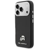 „Karl Lagerfeld Karl &amp; Choupette Head Pins Saffiano MagSafe“ dėklas, skirtas „iPhone 17 Pro“ – Juodas