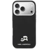 „Karl Lagerfeld Karl &amp; Choupette Head Pins Saffiano MagSafe“ dėklas, skirtas „iPhone 17 Pro Max“ - Juodas