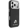 „Karl Lagerfeld Karl &amp; Choupette Head Pins Saffiano MagSafe“ dėklas, skirtas „iPhone 17 Pro“ – Juodas