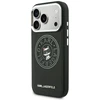 Karl Lagerfeld Point Choupette Sketch MagSafe dėklas, skirtas iPhone 18 Pro / 17 Pro, juodas
