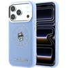 Dėklas Karl Lagerfeld Point & Choupette Sketch MagSafe Case for iPhone 18 Pro Max / 17 Pro Max - Mėlyna