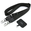 Karl Lagerfeld Saffiano Karl&Choupette Heads Pins Strap Logo dėklas iPhone 18 Pro / 17 Pro - Juodas