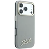 Dėklas Karl Lagerfeld Saffiano Small Script Metal Logo MagSafe Case for iPhone 18 Pro / 17 Pro - rusvai gelsvas