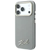 Dėklas Karl Lagerfeld Saffiano Small Script Metal Logo MagSafe Case for iPhone 18 Pro / 17 Pro - rusvai gelsvas