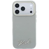 Dėklas Karl Lagerfeld Saffiano Small Script Metal Logo MagSafe Case for iPhone 18 Pro / 17 Pro - rusvai gelsvas