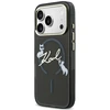 Dėklas Karl Lagerfeld Script Logo MagSafe Case for iPhone 18 Pro Max / 17 Pro Max - Juodas