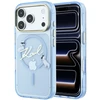Dėklas Karl Lagerfeld Script Logo MagSafe Case for iPhone 18 Pro / 17 Pro - Light Mėlyna