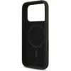 Dėklas Karl Lagerfeld Silicone Karl&Choupette Ring MagSafe skirtas iPhone 17 Pro Max juodos spalvos
