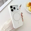 Marka Niezdefiniowana - Dėklas iPhone 18 Pro Max / 17 Pro Max su magnetiniu užsegimu, skysto silikono, apsaugantis nuo kritimo, telefono galinis dangtelis – Baltas
