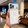 Marka Niezdefiniowana - iPhone 18 Pro Max / 17 Pro Max magnetinis TPU dėklas su nuimamu fotoaparato dangteliu – permatomas