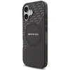 Mercedes AMG Double Layer Transparent Rhombs MagSafe dėklas, skirtas iPhone 17, juodos spalvos-red