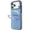 Dėklas Mercedes AMG IML Double Layer Urban Line with Ring Stand MagSafe case for iPhone 18 Pro Max / 17 Pro Max - mėlynas