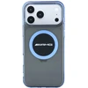 Dėklas Mercedes AMG IML Transparent Bicolor Block MagSafe Case for iPhone 18 Pro Max / 17 Pro Max - Juodas and Mėlyna