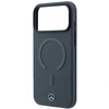 Mercedes Leather 3D MagSafe dėklas, skirtas iPhone 18 Pro Max / 17 Pro Max - antracitas