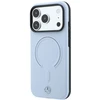 Dėklas Mercedes Leather 3D MagSafe Case for iPhone 18 Pro / 17 Pro - Mėlyna