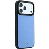 Dėklas Mercedes Leather Mesh with Bow Line MagSafe Case for iPhone 18 Pro Max / 17 Pro Max - Mėlyna